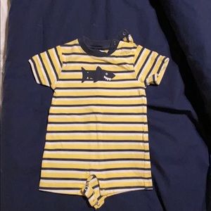 Gymboree shark romper